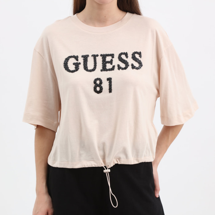 T-shirt Celeste - logo - beige rosé