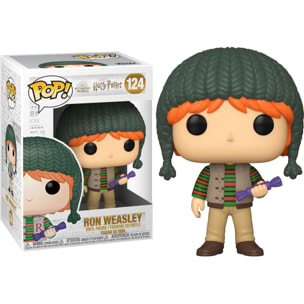 Harry Potter Funko Pop Film Vinile Figura Ron Weasley Vacanze di Natale 9cm