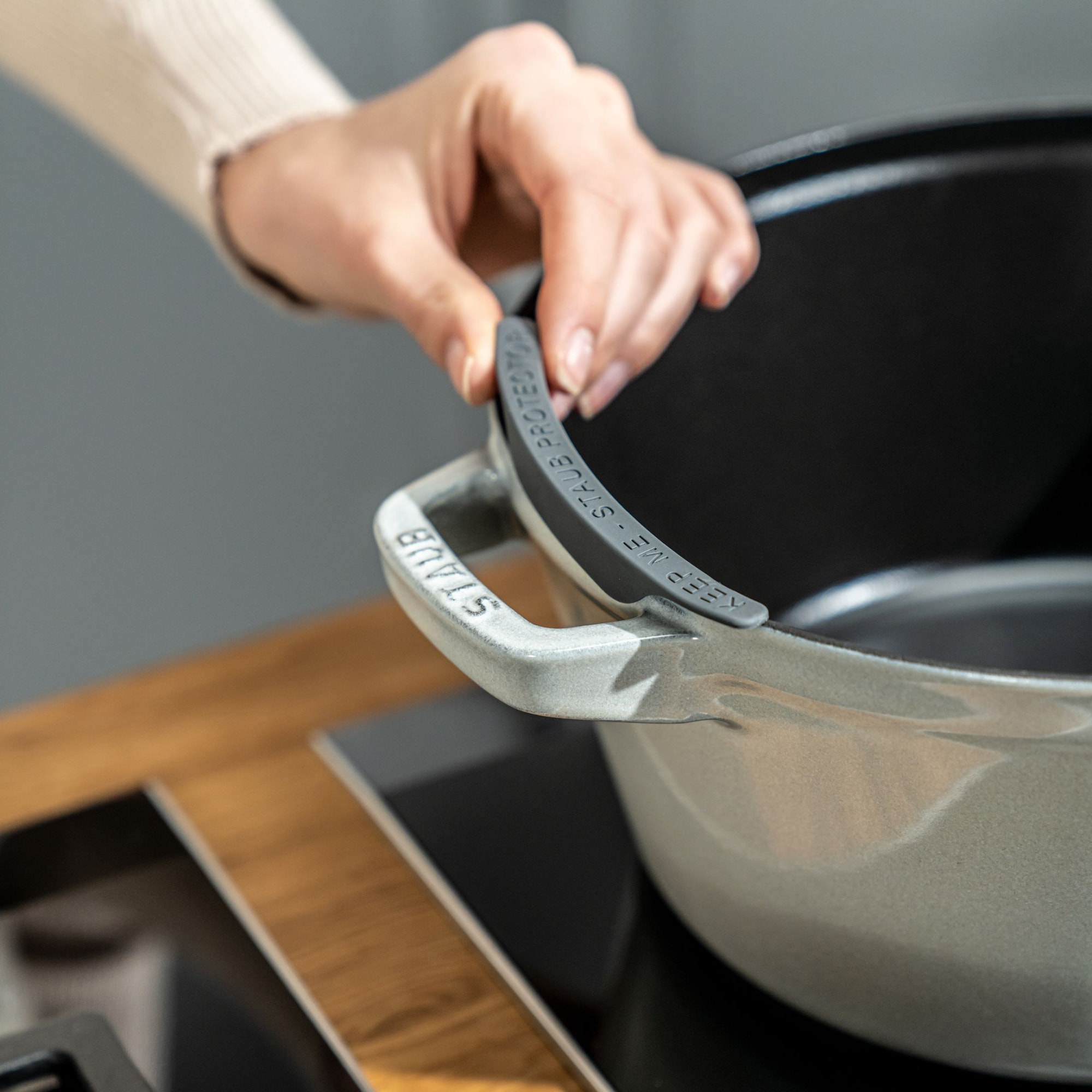 3-pcs, Set empilable, Truffe blanche