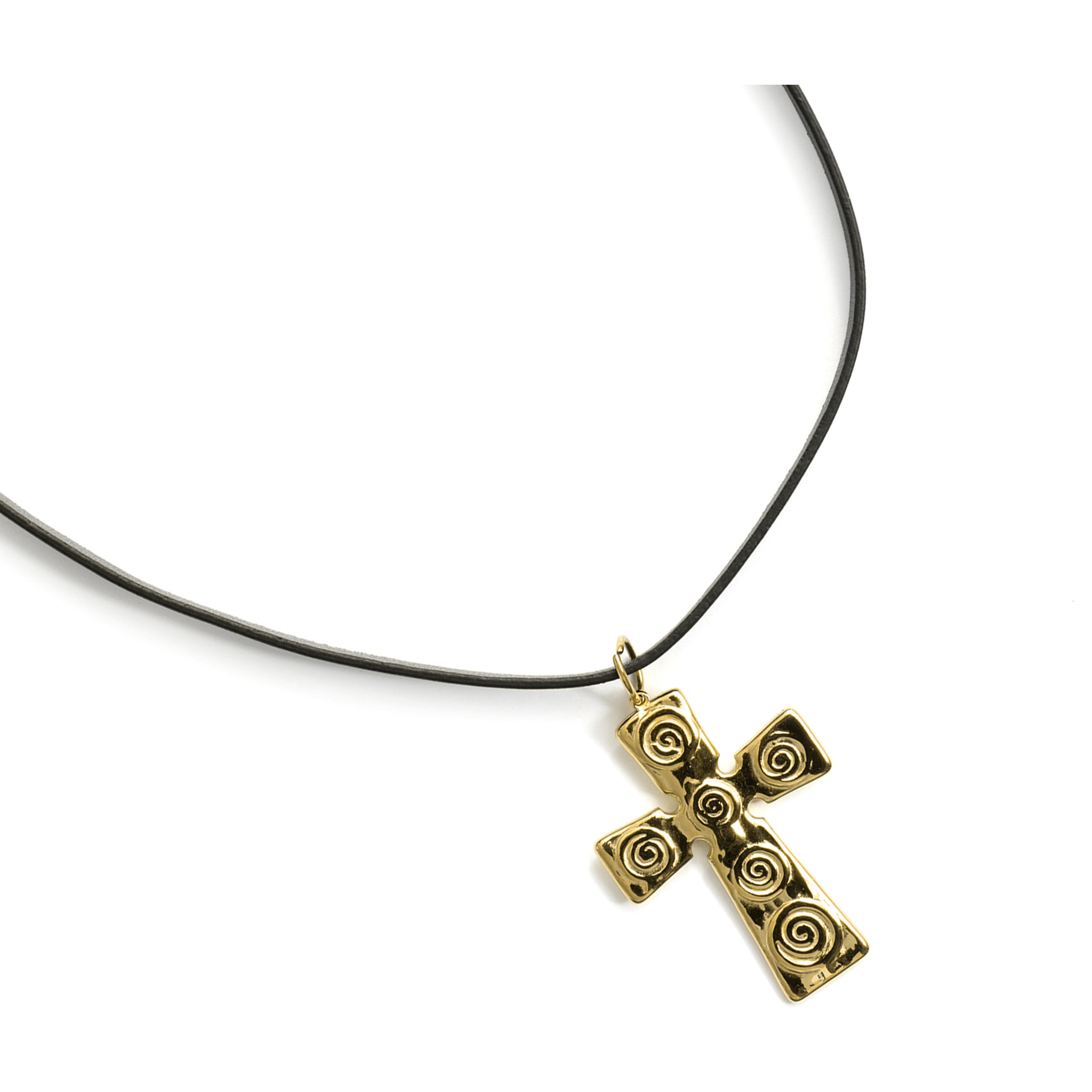 Collar Thiya acabado oro amarillo 18k