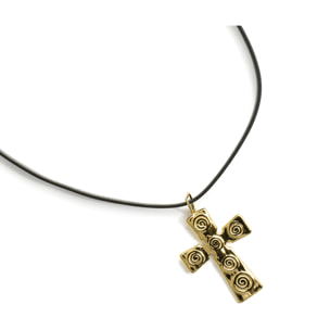 Collar Thiya acabado oro amarillo 18k