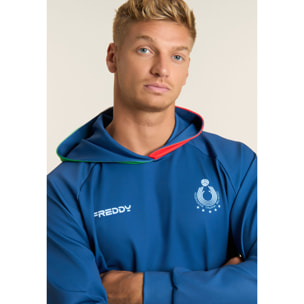 Felpa unisex Beach Volley Italia 2025/26 in scuba tecnico