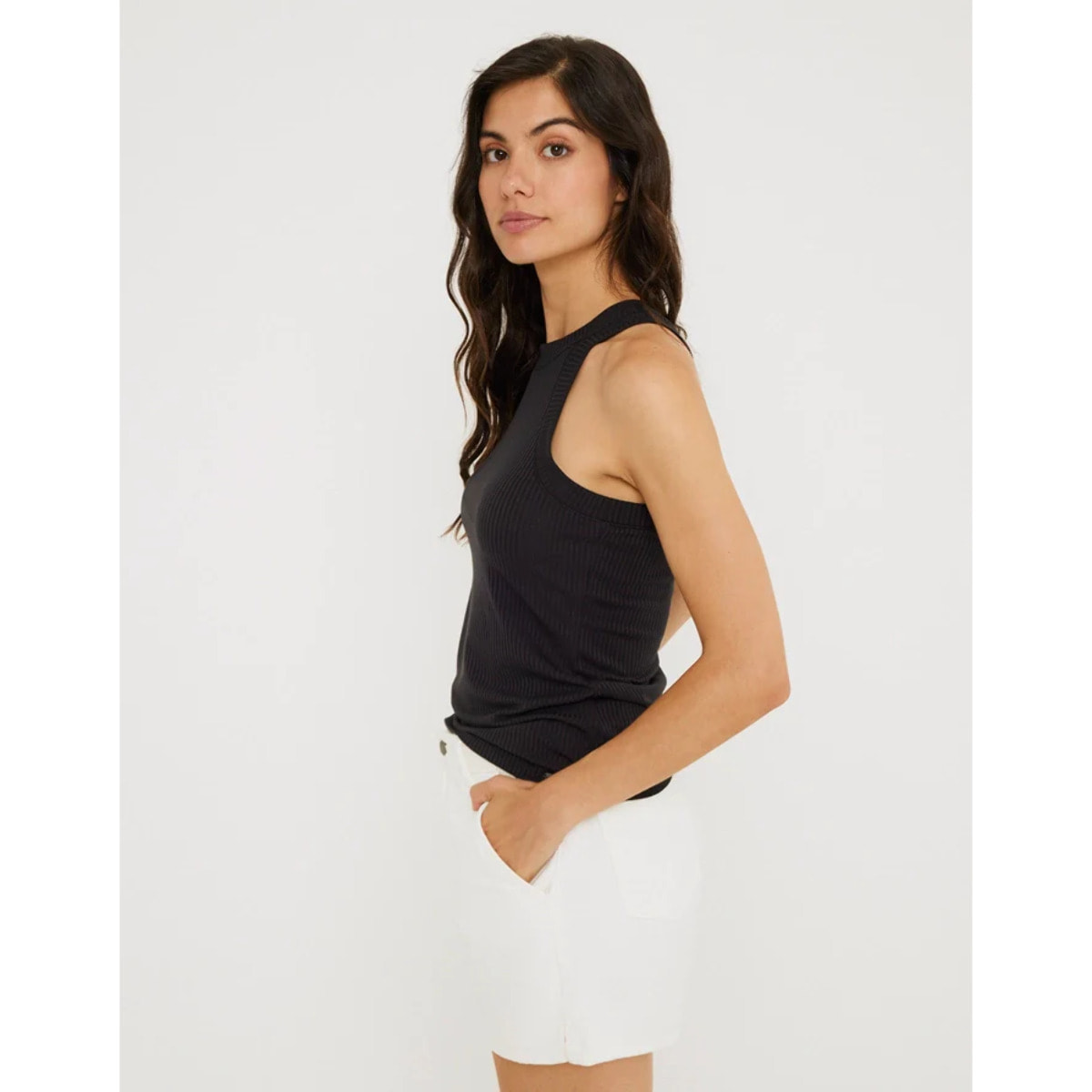 Camiseta Tirantes Negro - Marjani
