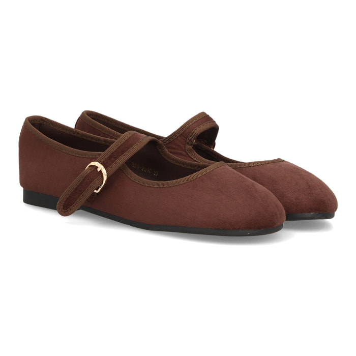 Bailarinas barefoot mujer con hebilla ajustable