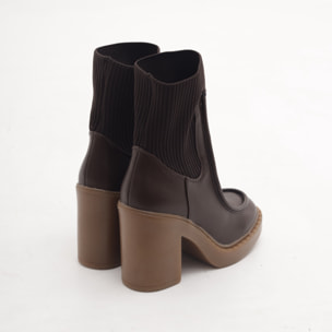 STIVALETTO INGEGNERE TACCO TESTA DI MORO