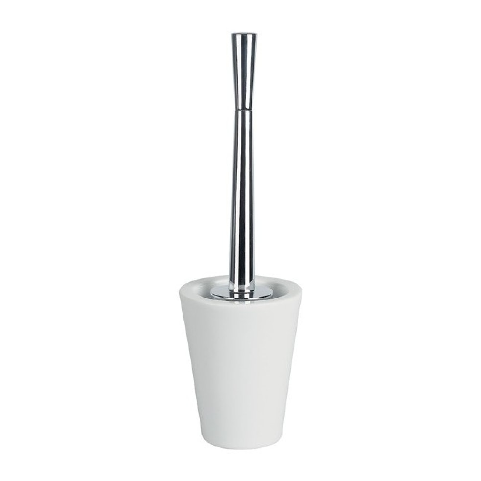 Brosse Wc avec support Porcelaine MAX LIGHT Blanc Spirella