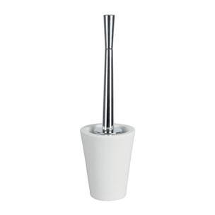 Brosse Wc avec support Porcelaine MAX LIGHT Blanc Spirella