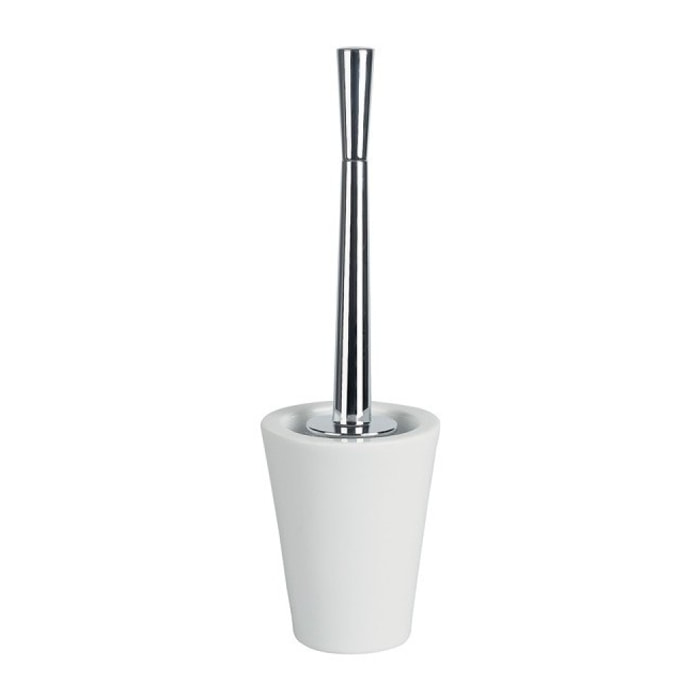 Brosse Wc avec support Porcelaine MAX LIGHT Blanc Spirella