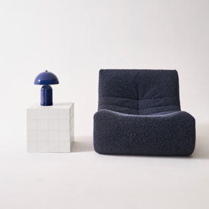 Table basse. table d'appoint cubique imitation carreaux de ciment blanc 40x40cm - Kubeeek