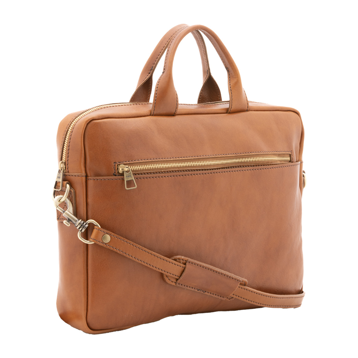 Borsa a mano  unisex In Vera pelle Made in Italy 37x27x6 cm