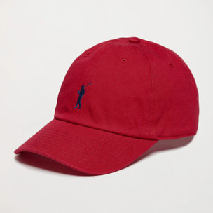 Gorra roja con logo bordado Rigby Go