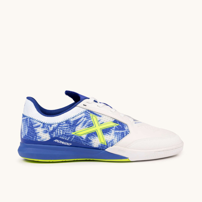 MUNICH RONDO 23 Zapatillas de Fútbol Sala Diseño Palmeras Azul y Flúor