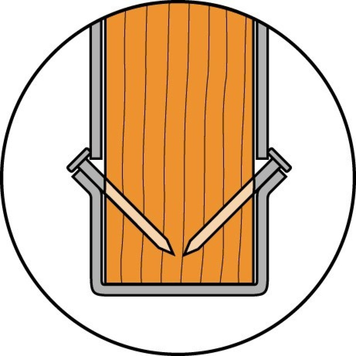 Pointes annelées électrozinguées SIMPSON - Ø4x50 mm - Boîte 1500 pièces - CNA4,0X50-HV