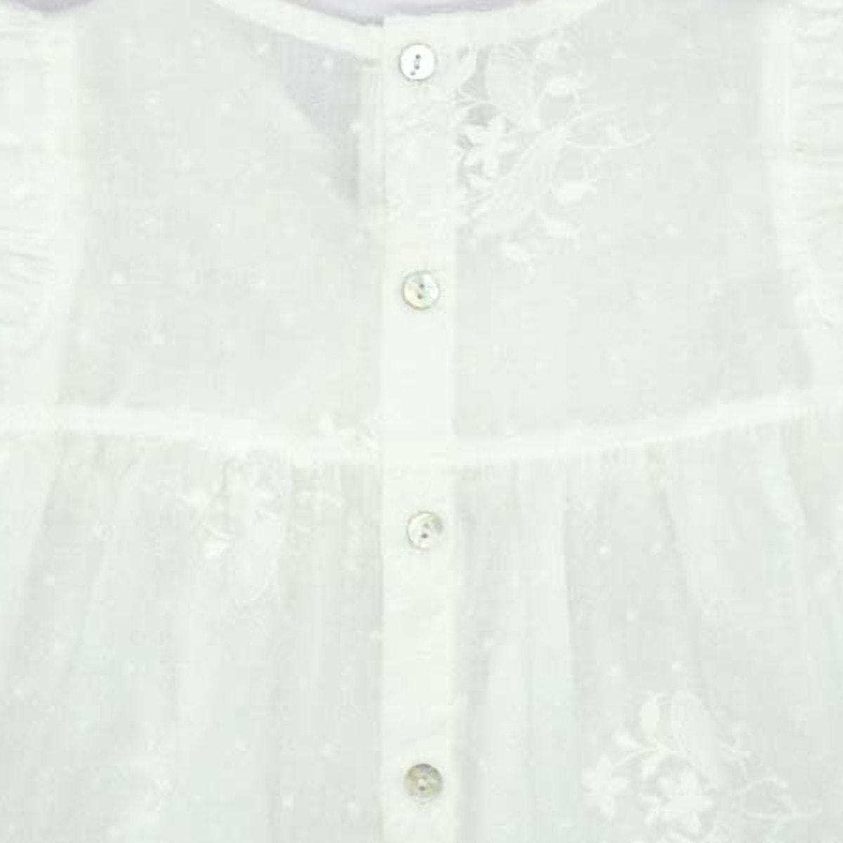BLUSA PLUMETI BORDADO FLOR BLANCO