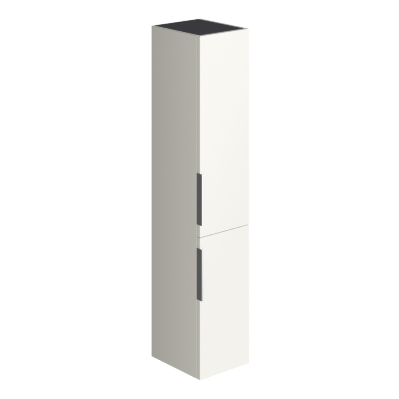 Colonne de salle de bain BURGBAD Olena 2 portes blanc brillant