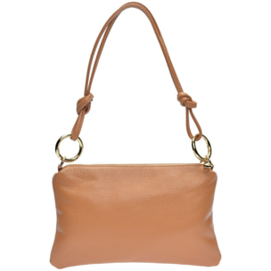 Borsa a tracolla Anna Luchini Cammello