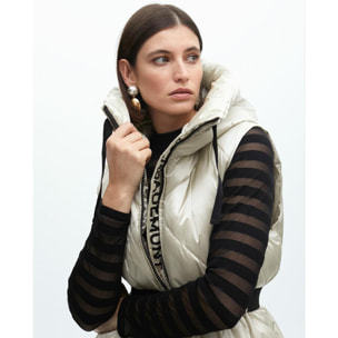 Gilet Imbottito con Cappuccio