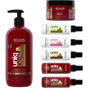 UniqOne - Shampooing et Après-Shampoing 10 Bienfaits Rouge Classique