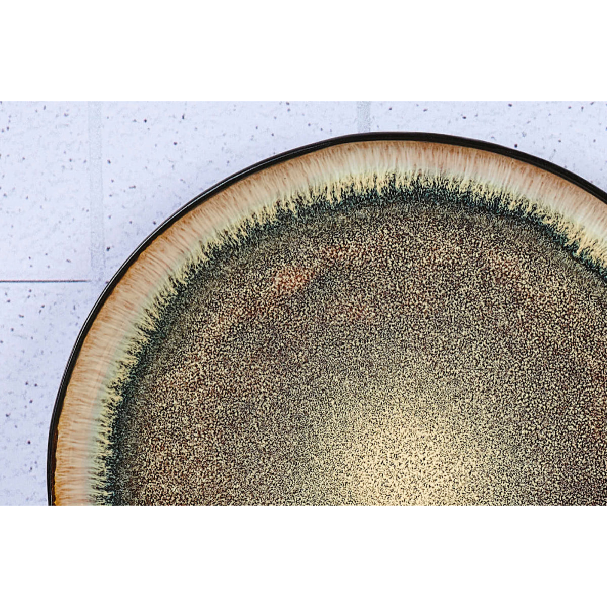 Assiette IRIS Ø26cm - 6 pièces - Marron sauvage