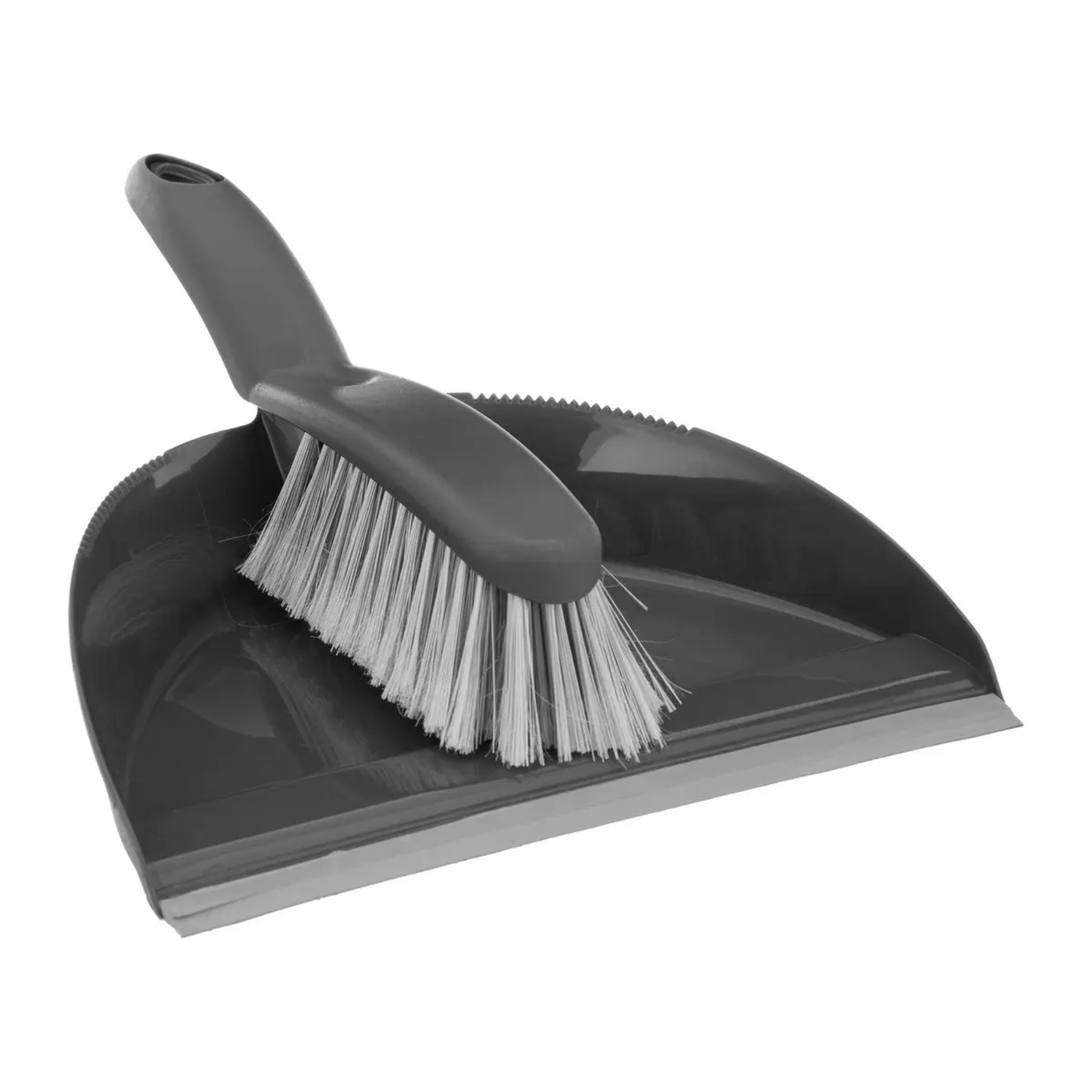 Ensemble pelle/balayette plastique gris