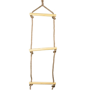 Balançoire en bois poutre métal 1,90 m, 5 enfants, Techwood OREKA