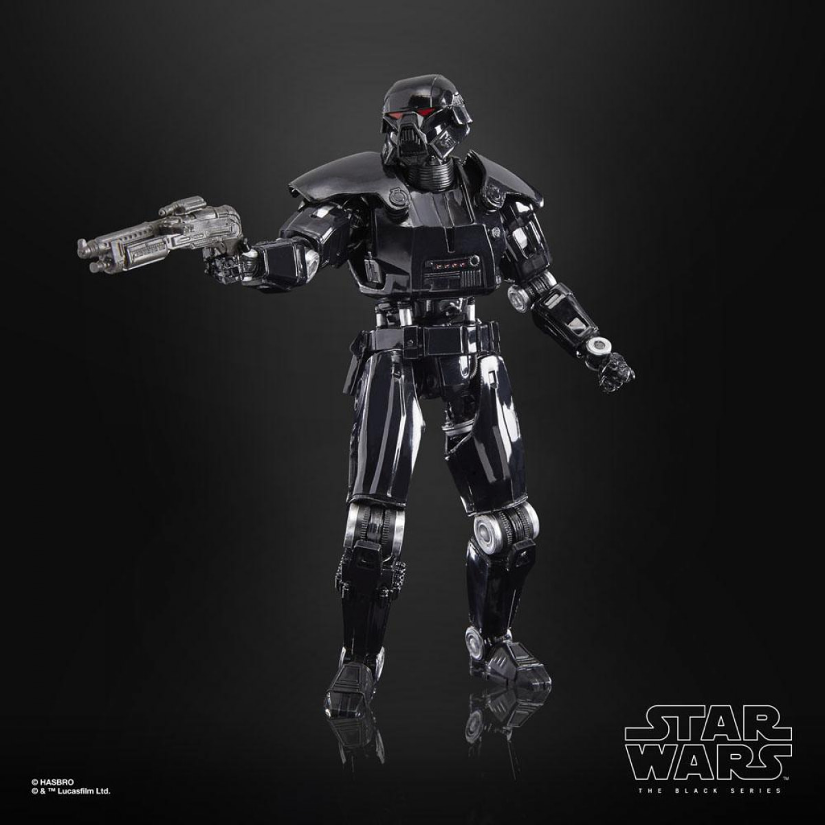 Star Wars: The Mandalorian Black Series Deluxe Action Figura 2022 Dark Trooper 15 Cm Hasbro