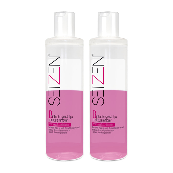 Yeux et lvres biphasiques 200 ml seizen paquet de 2