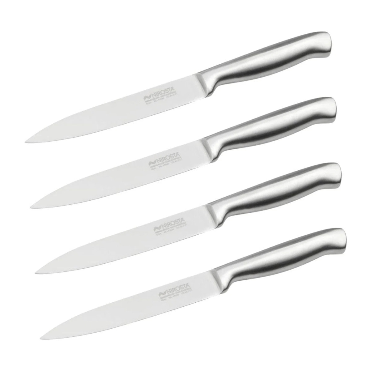 Set de 4 couteaux de cuisine universels 24 cm en inox Nirosta Star