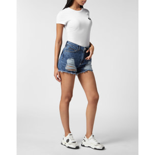 PHILIPP PLEIN Denim Shorts