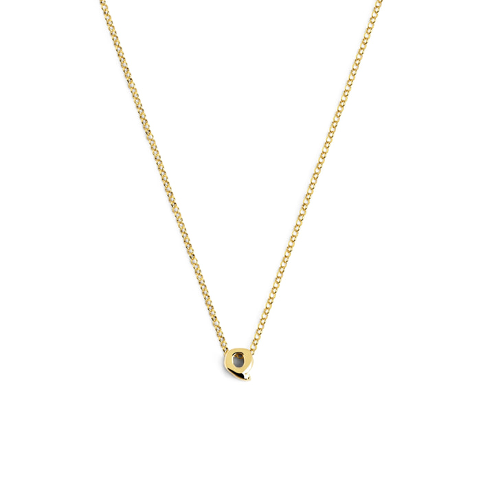 Collana personalizzata in Argento Placcato Oro con lettera singola