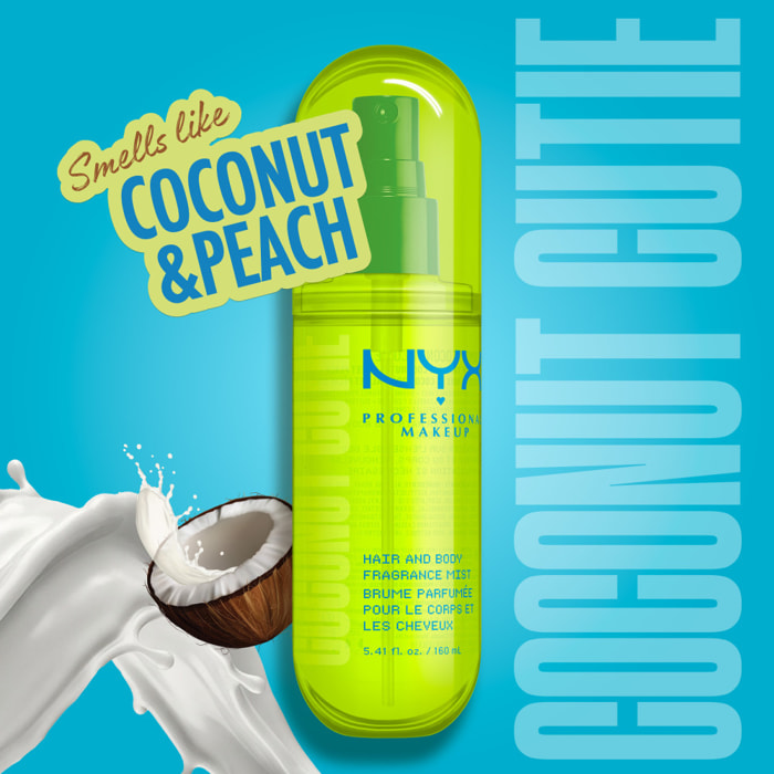 NYX Professional Makeup Fat Oil Body Brume Corps & Cheveux COCONUT CUTIE
