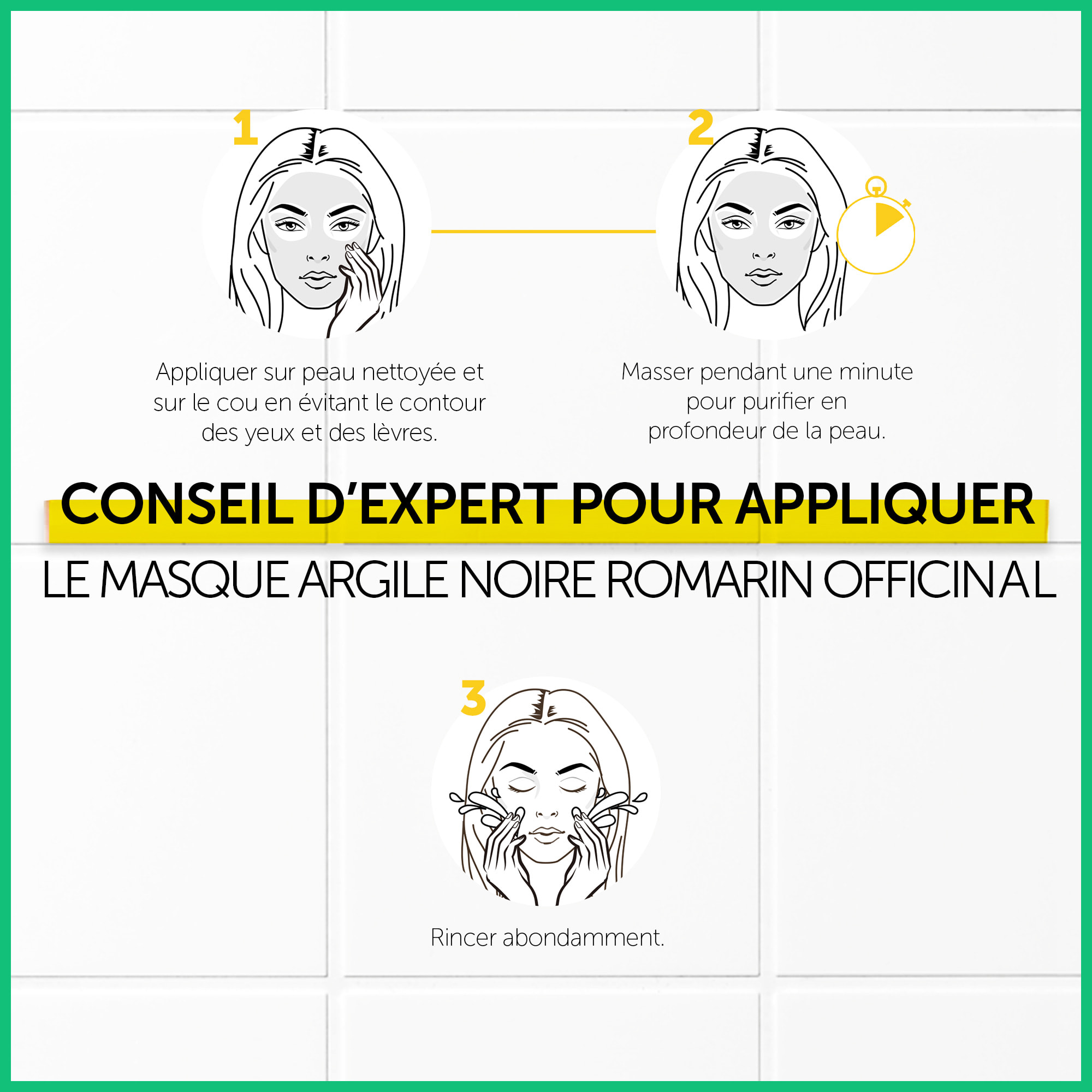 Masque Purifiant Argile Noire 50ml