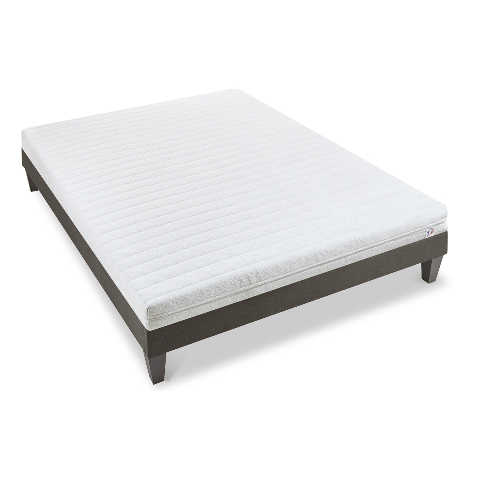 Ensemble Matelas Egio avec sommier en bois