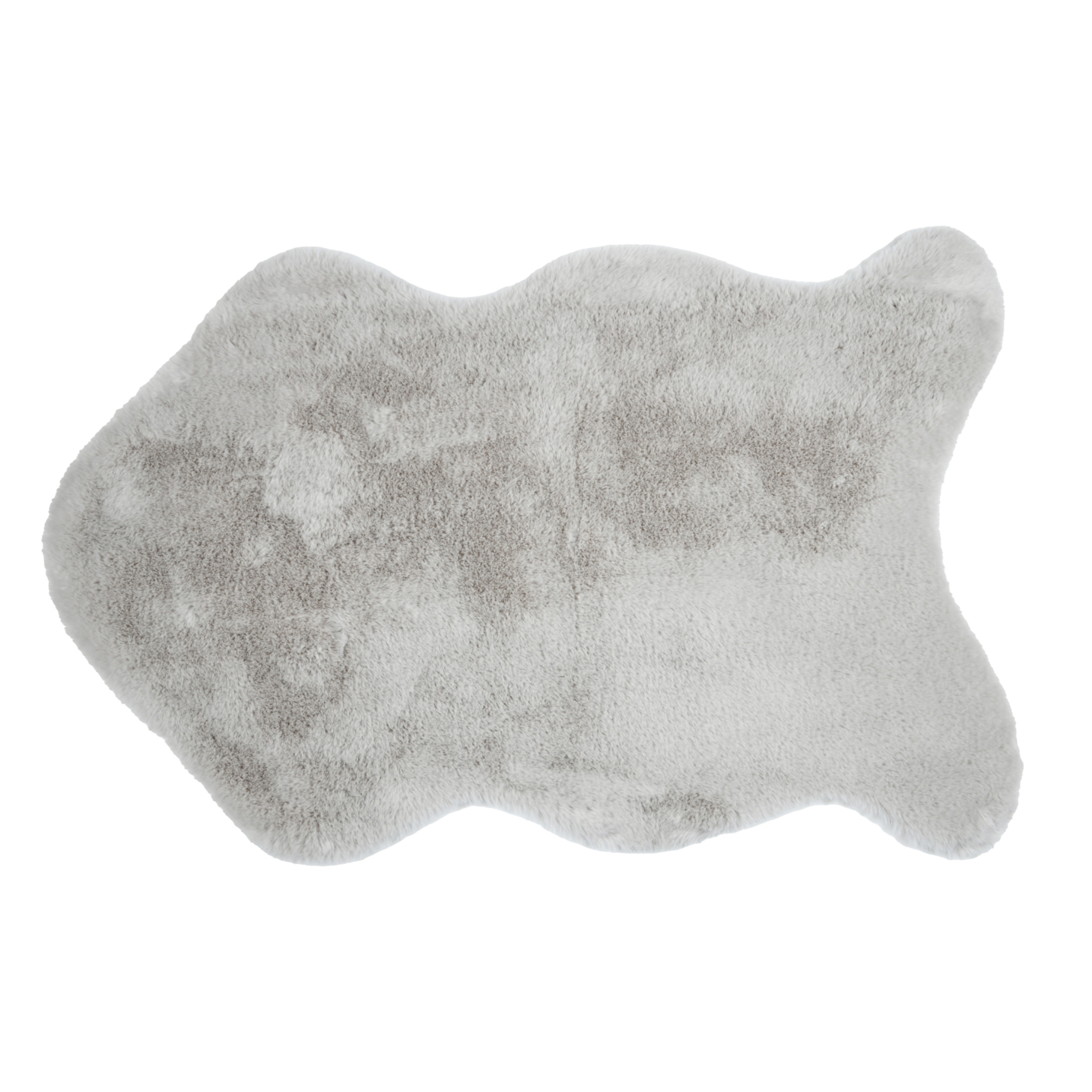 Tapis doux forme peau - Naturel