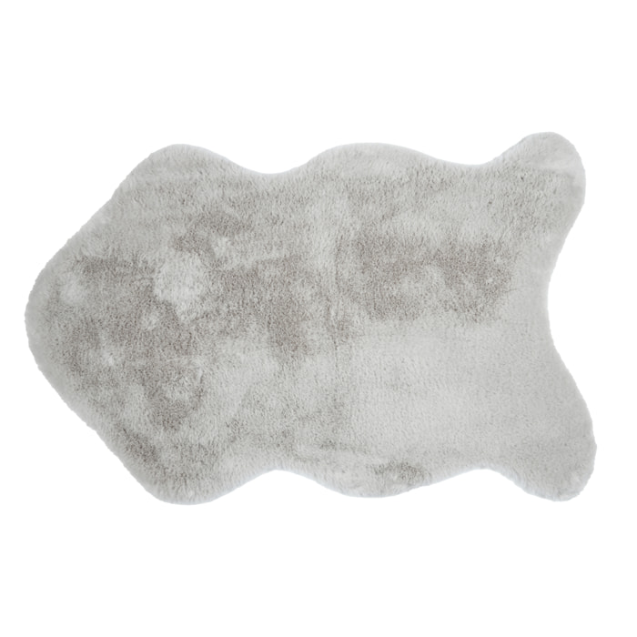 Tapis doux forme peau - Naturel