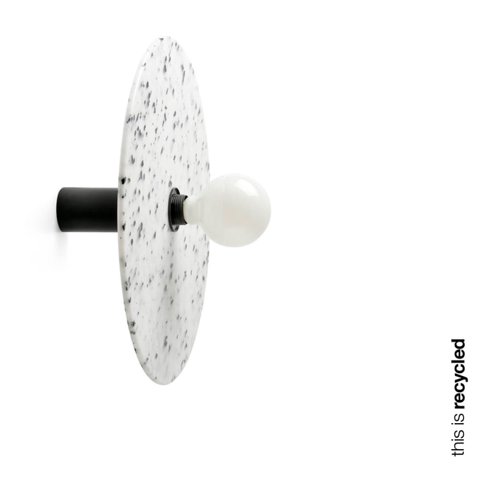 CONFETTI 450 H140 Aplique/plafón marmóreo reciclada