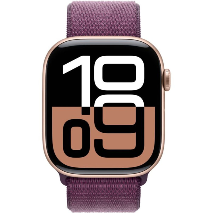 Montre connectée APPLE WATCH Serie 10 42mm Alu/Or Rose Loop