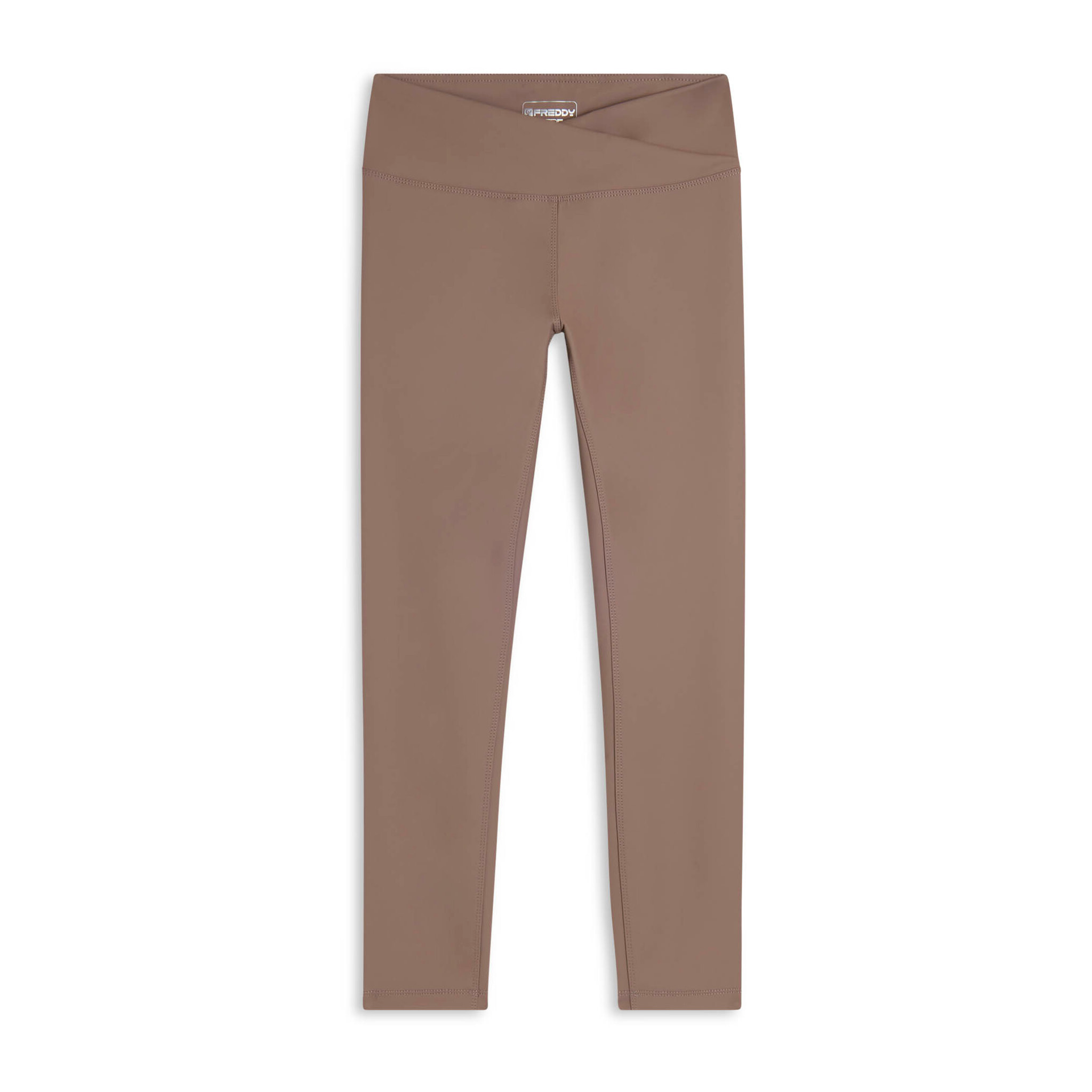 Leggings 7/8 effetto pelle vita regular