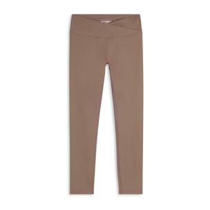 Leggings 7/8 effetto pelle vita regular