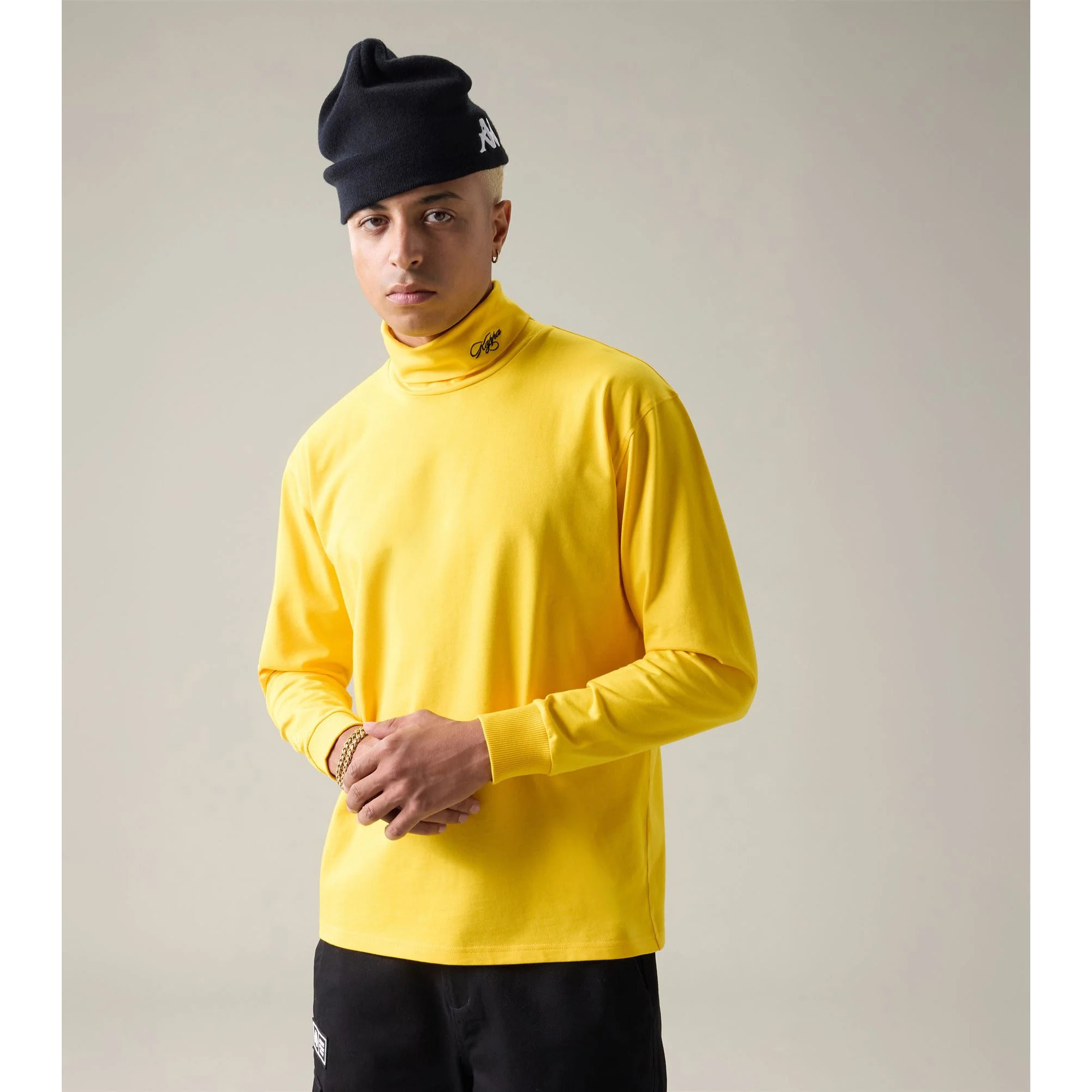 Kappa - T-Shirts & Top Uomo Giallo - Authentic Olvea