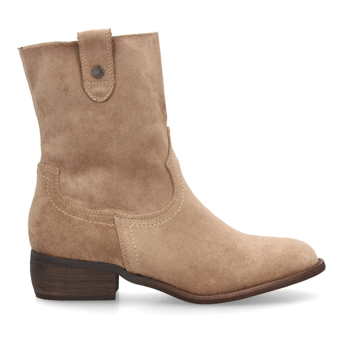 Botin de Tacon con Cremallera para mujer