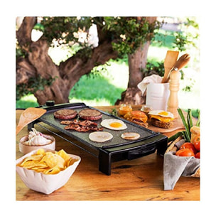 Cecotec Plancha eléctrica Tasty &Grill 3000 RockWater. 2600 W Revestimiento de R