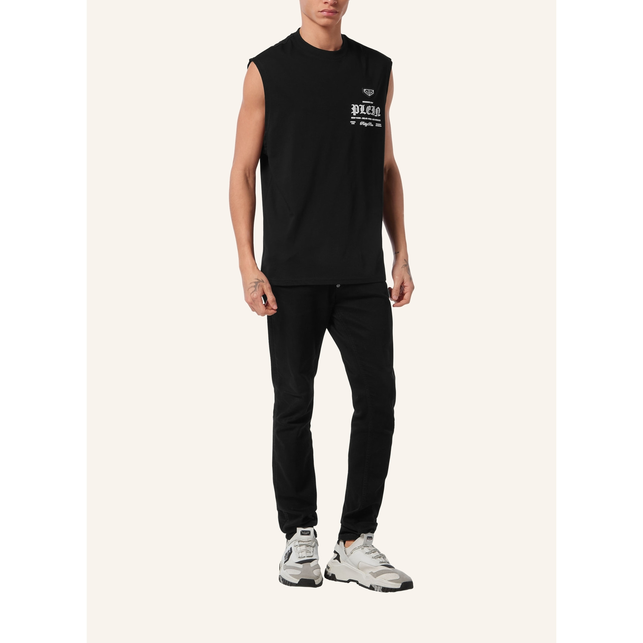 PHILIPP PLEIN Camiseta Cuello Redondo Ss