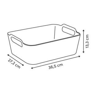 Panier rangement Arche 12L vert céladon