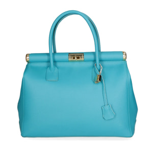Borsa a mano da donna - Modello Aleria - Vera pelle - 35.0 x 26.0 x 16.0 cm
