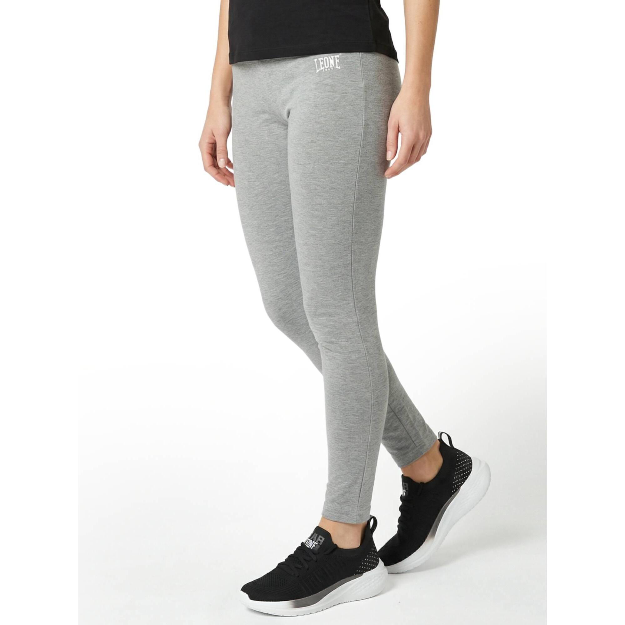 Leggings da donna in cotone elasticizzato Leone Basic