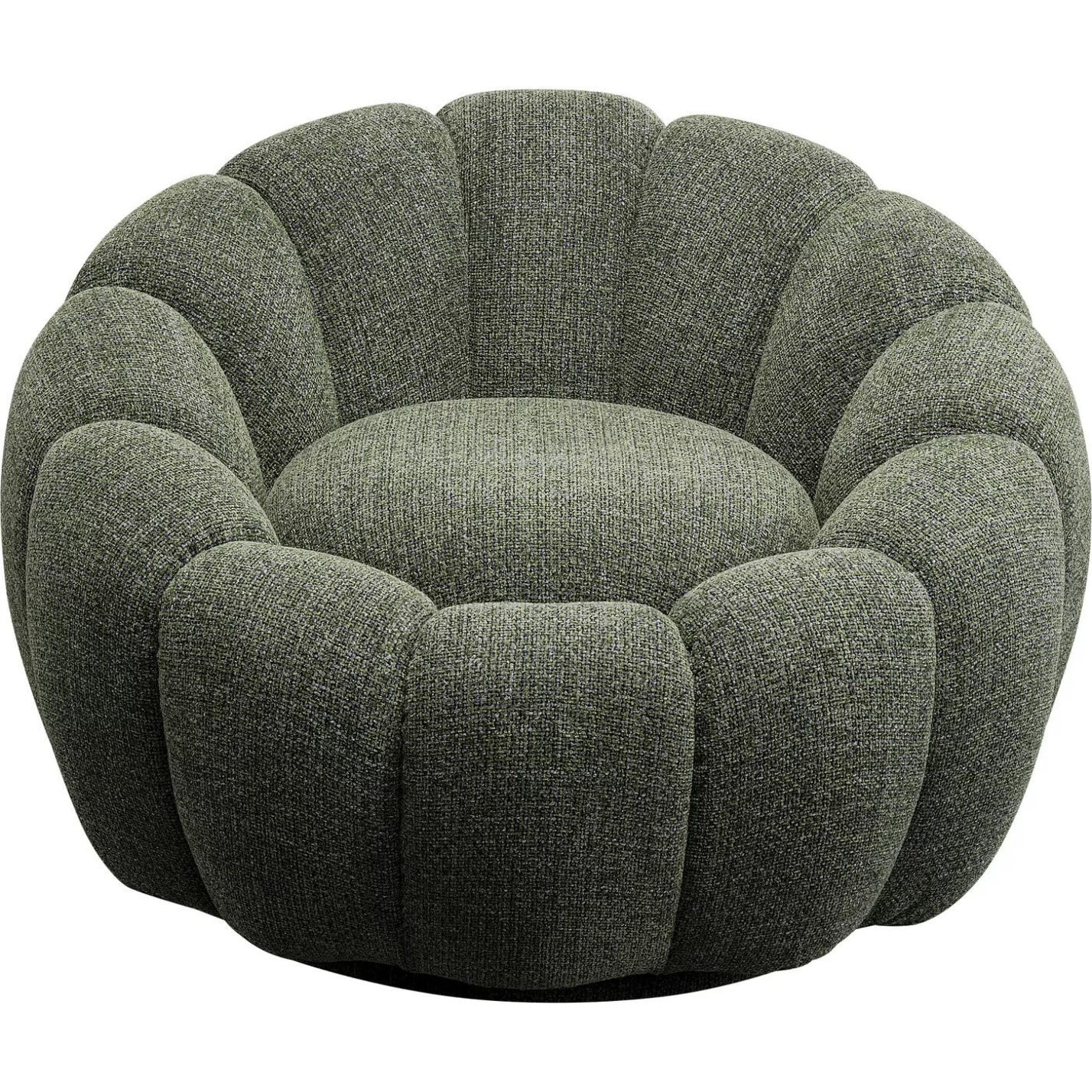 Fauteuil pivotant Peppo Bloom Melange vert Kare Design