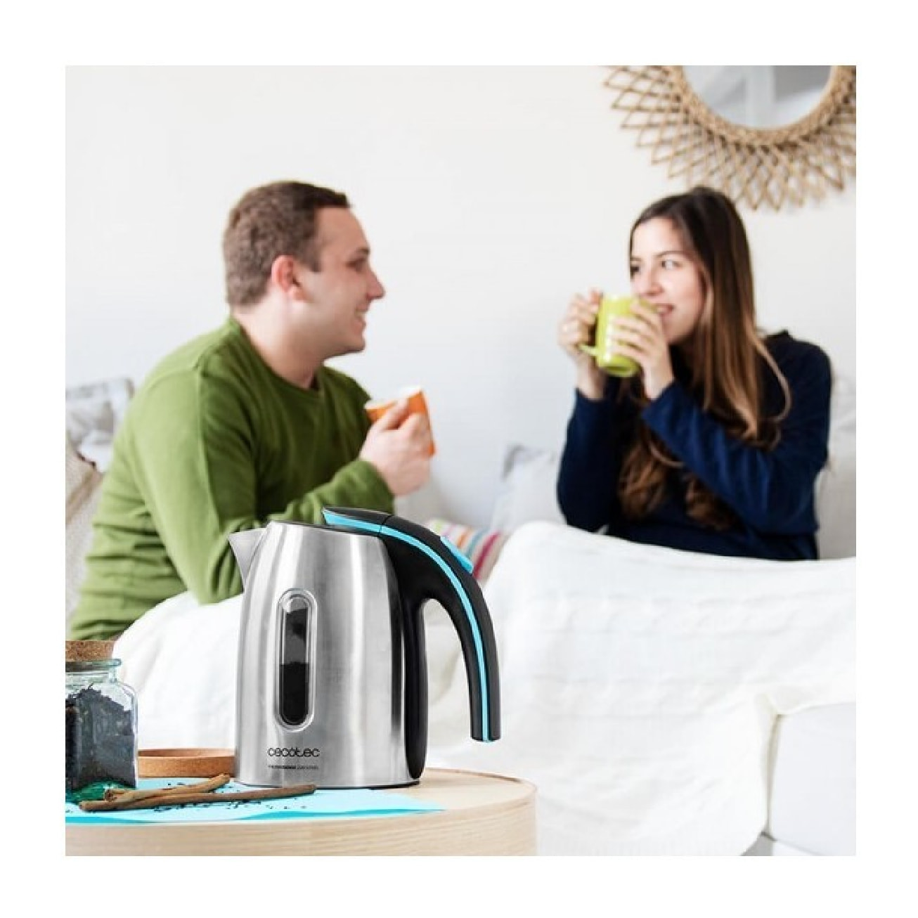 Cecotec Bouilloire ThermoSense 220 Steel