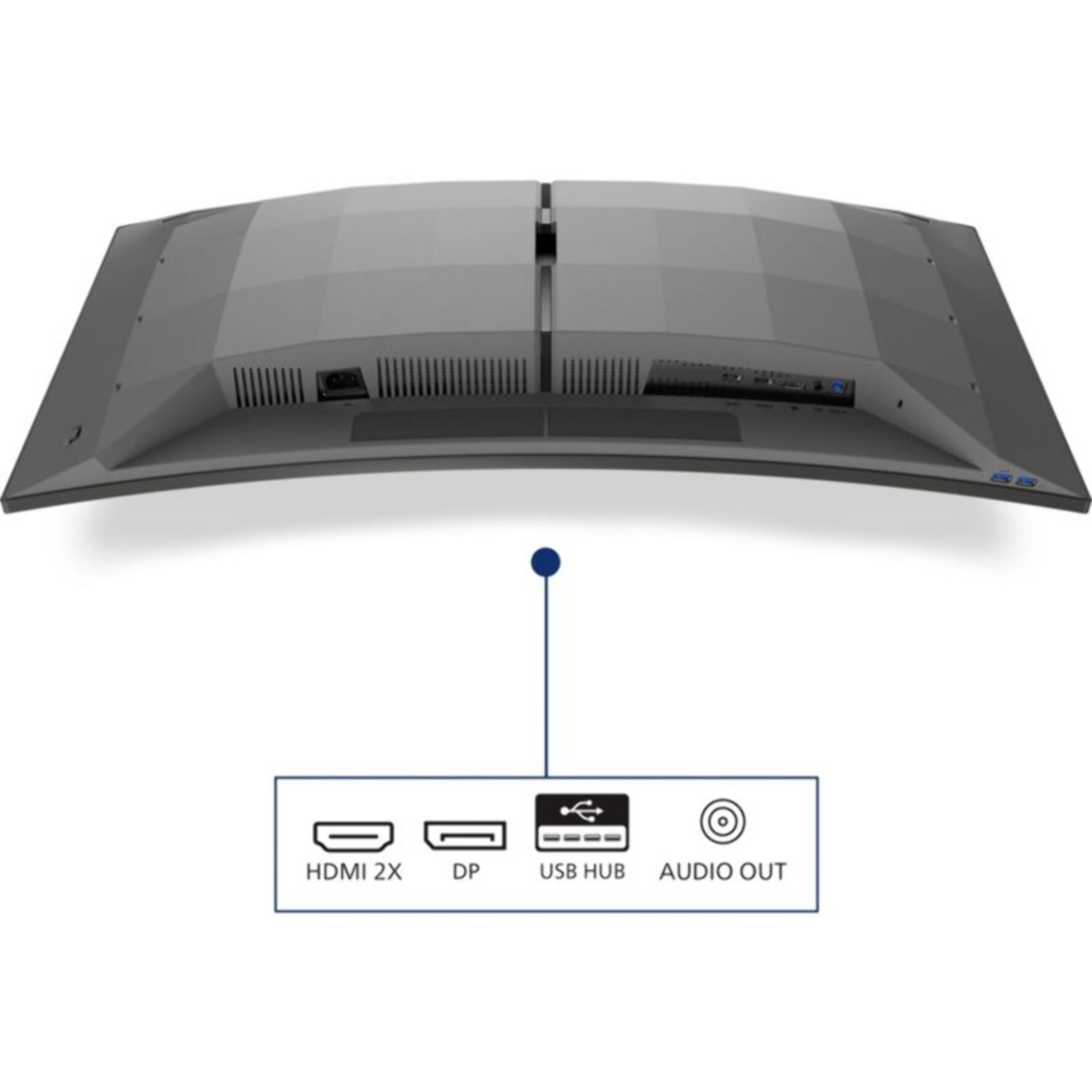 Ecran PC Gamer PHILIPS Evnia 34M2C6500 34" Incurvé QHD 175Hz QD-OLED HDR 400 HDMI 2.1 Ambiglow