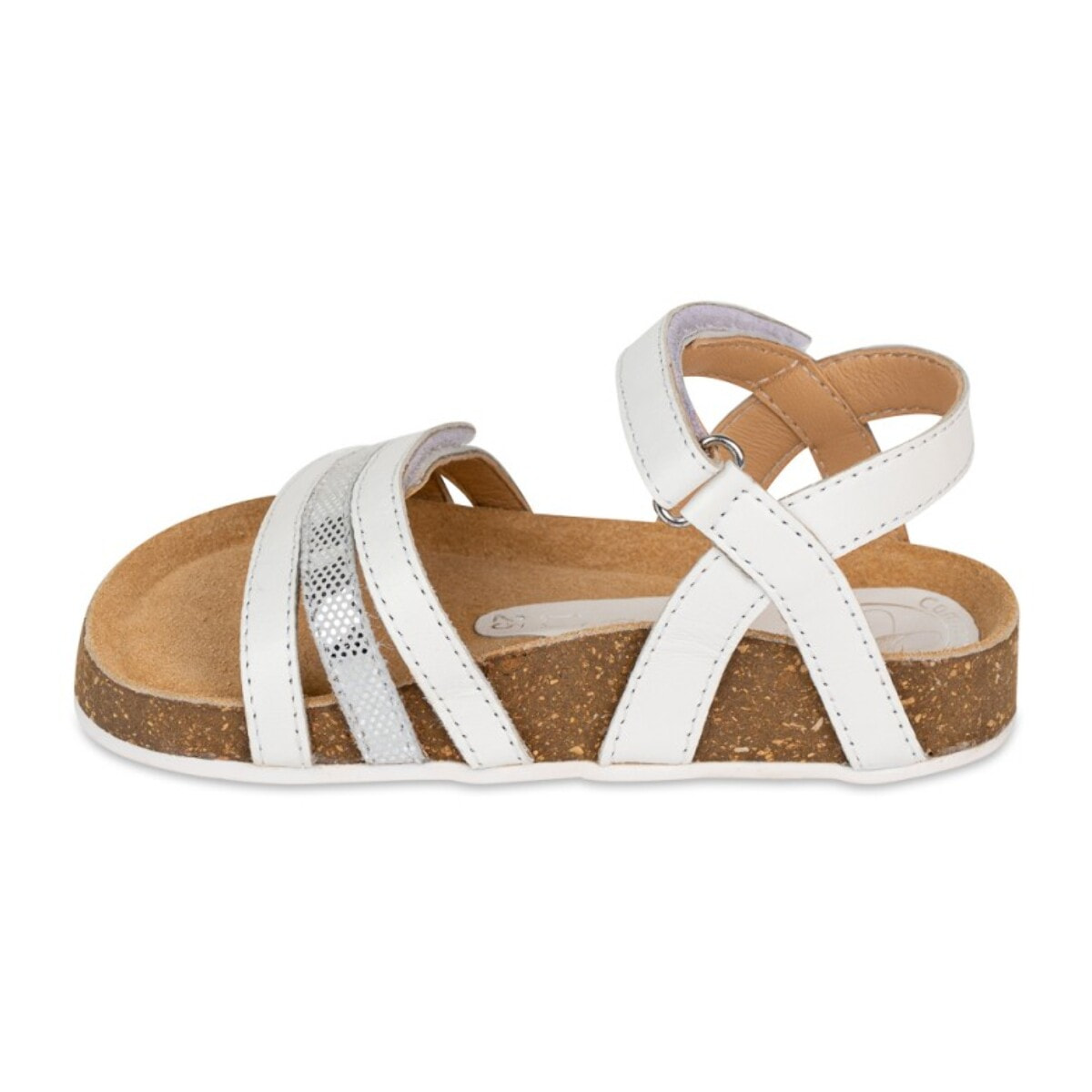 Sandalia Bios Piel  Cabra. Velcro/Tiras